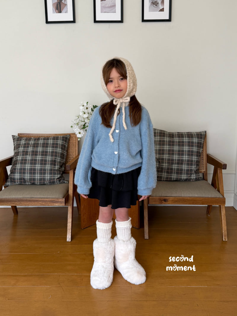Second Moment - Korean Children Fashion - #littlefashionista - Cotton Candy Heart Cardigan - 5