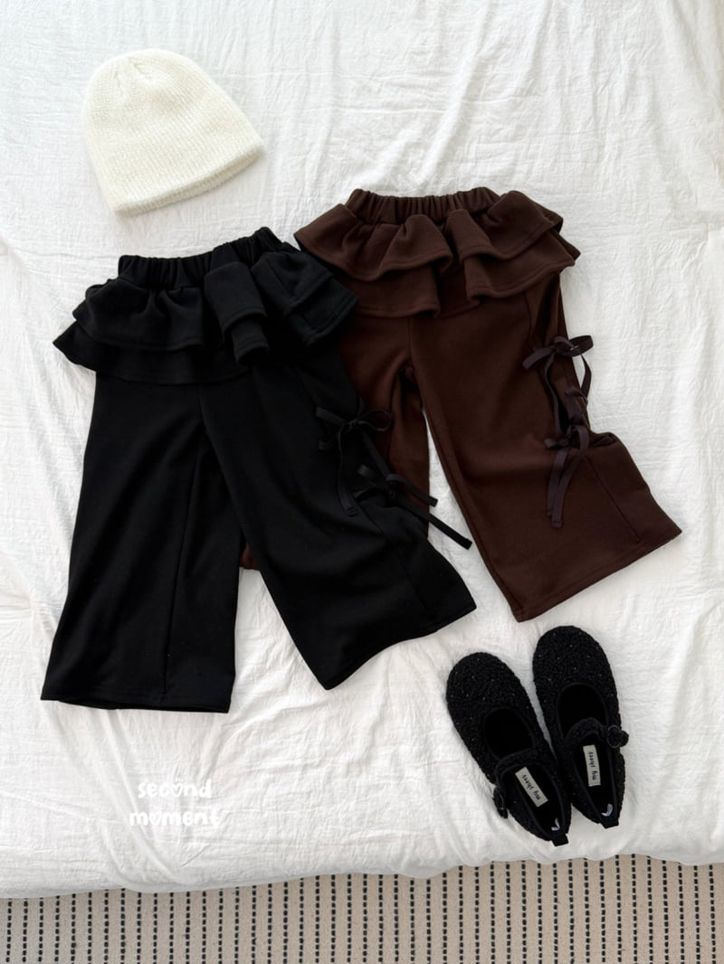 Second Moment - Korean Children Fashion - #littlefashionista - Cancan Ribbon Pants - 2