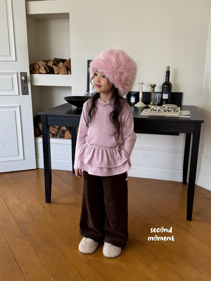 Second Moment - Korean Children Fashion - #littlefashionista - Frill Wrap Set Hoodie - 9