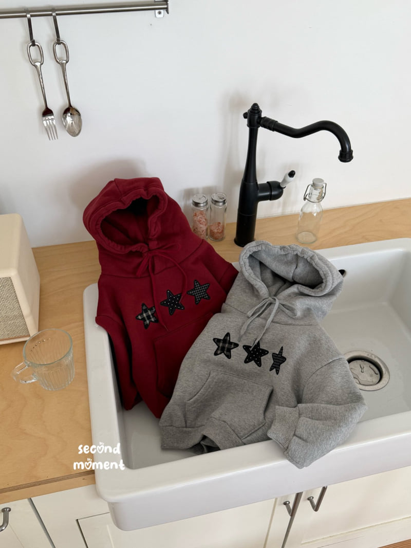 Second Moment - Korean Children Fashion - #littlefashionista - Triple Star Hoodie - 5
