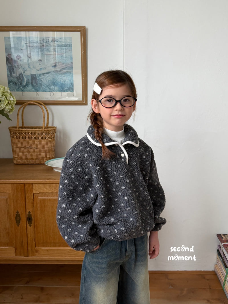 Second Moment - Korean Children Fashion - #littlefashionista - Heart Sherpa Anorak - 6