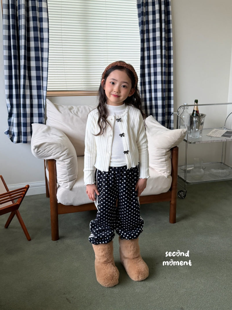 Second Moment - Korean Children Fashion - #magicofchildhood - Dot Lace Jogger Pants - 11