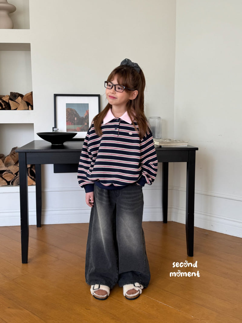 Second Moment - Korean Children Fashion - #magicofchildhood - Moment Collar Sweatshirt - 8