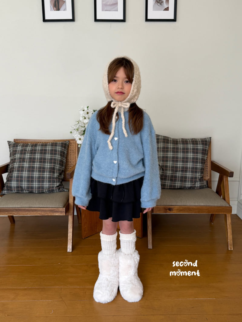 Second Moment - Korean Children Fashion - #magicofchildhood - Cotton Candy Heart Cardigan - 6