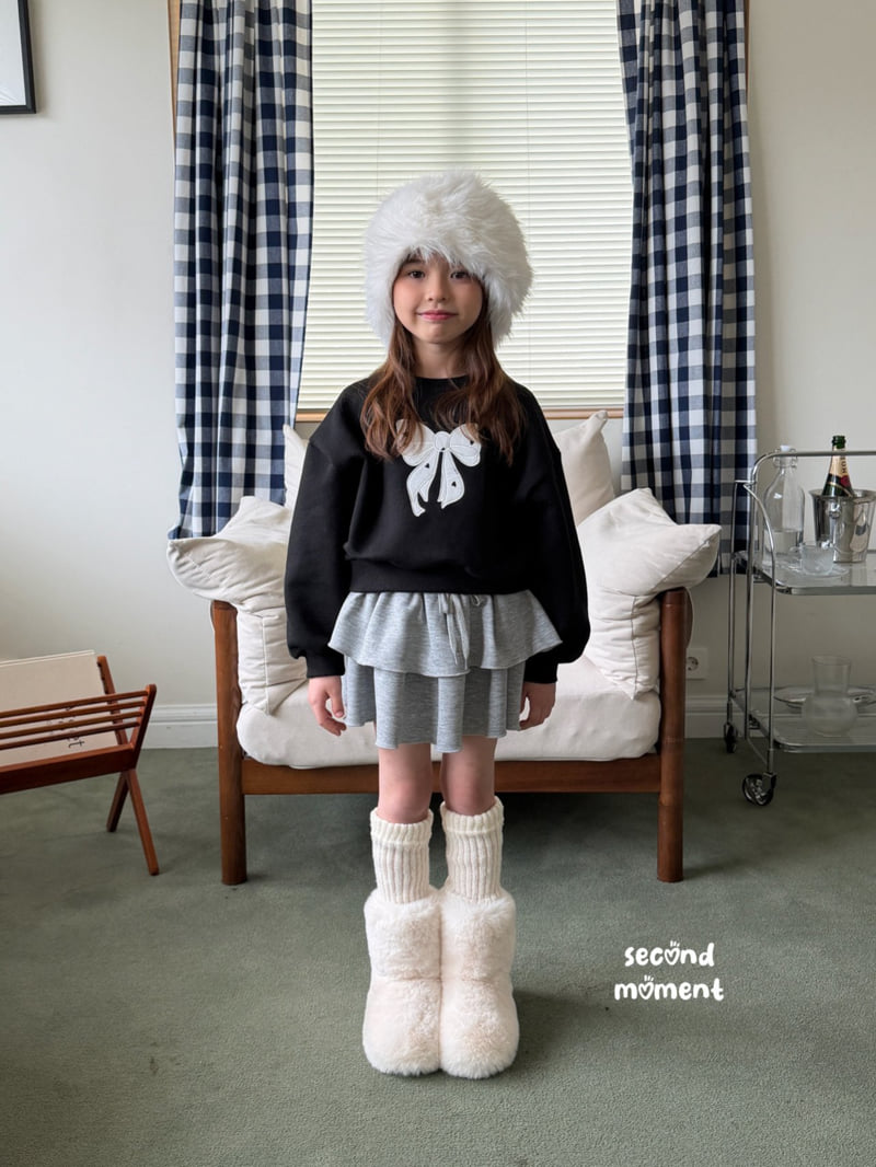 Second Moment - Korean Children Fashion - #magicofchildhood - Ribbon Heart Sweatshirt - 5