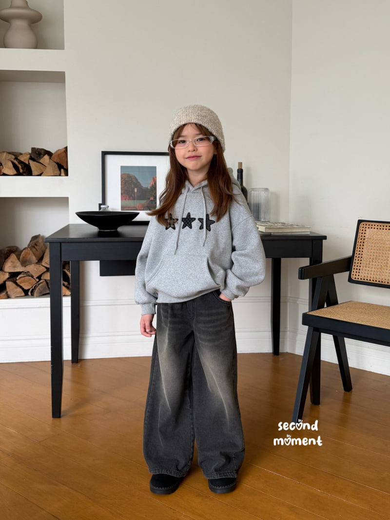 Second Moment - Korean Children Fashion - #magicofchildhood - Triple Star Hoodie - 6