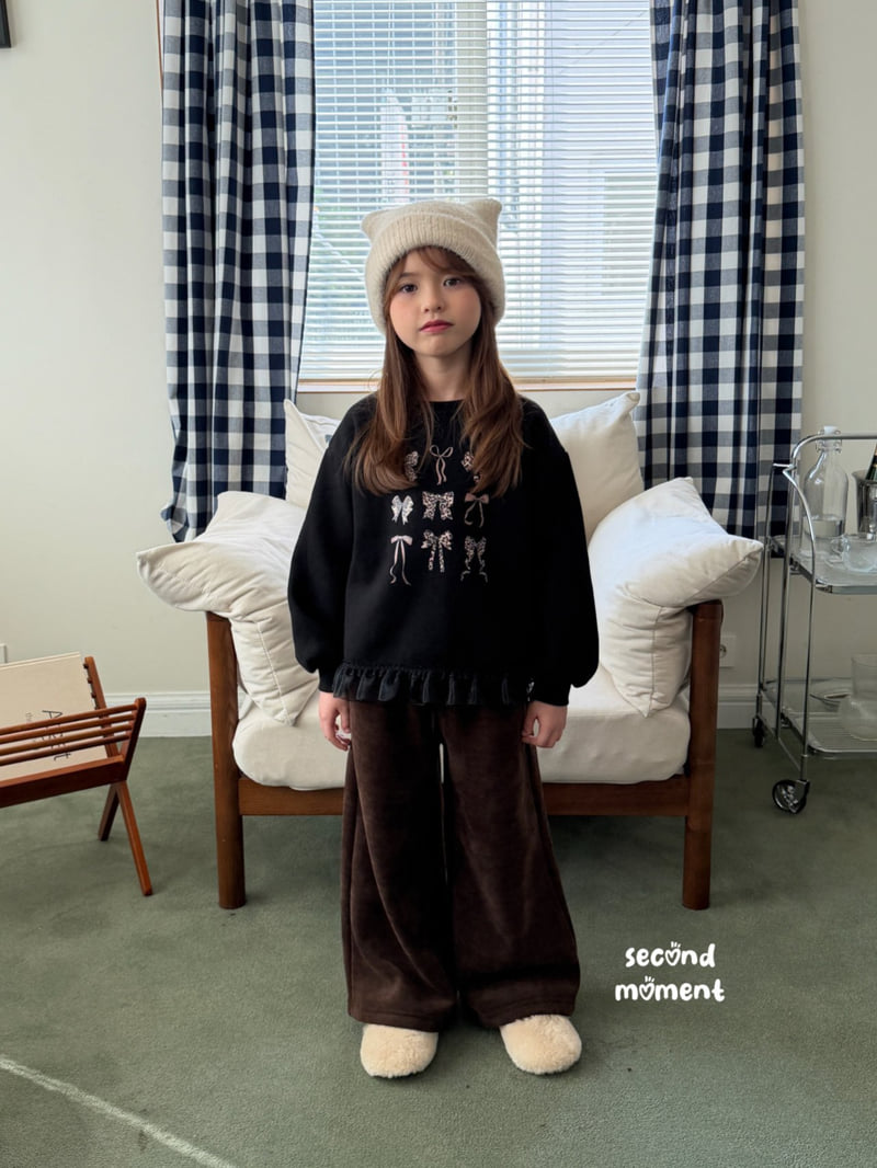 Second Moment - Korean Children Fashion - #magicofchildhood - Ribbon Leo Frill Sweatshirt - 5