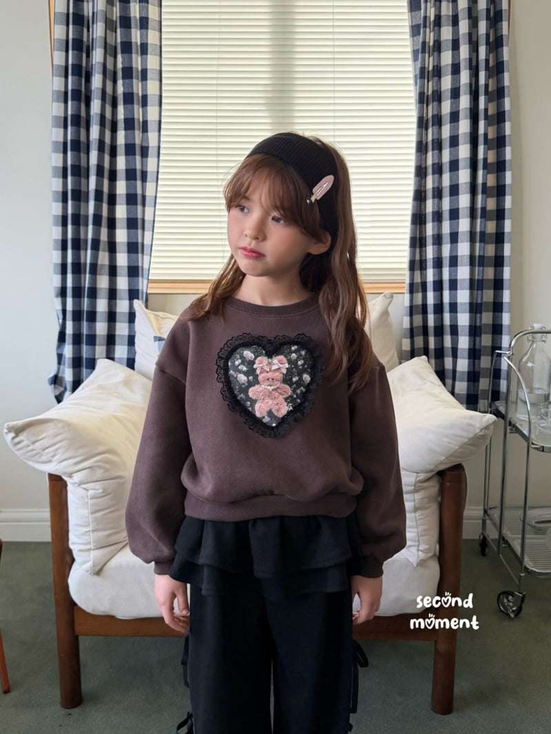 Second Moment - Korean Children Fashion - #magicofchildhood - Winter Lace Heart Sweatshirt - 11