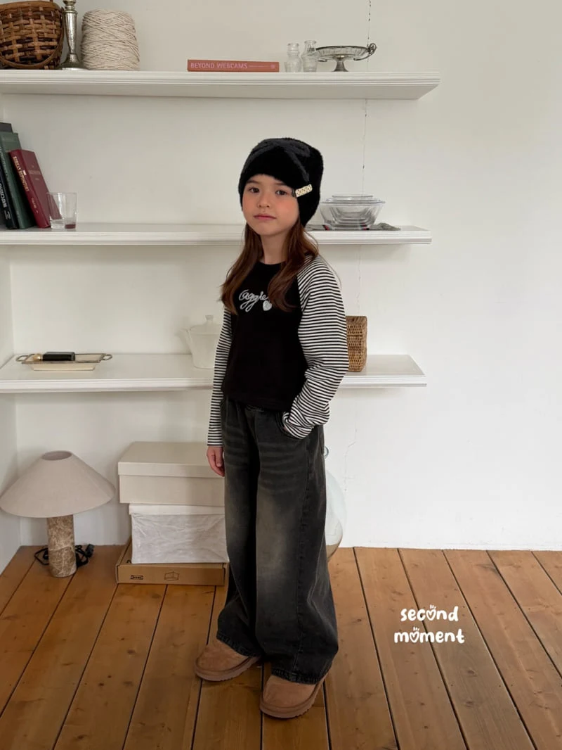 Second Moment - Korean Children Fashion - #magicofchildhood - Cozy Glitter Tee - 8