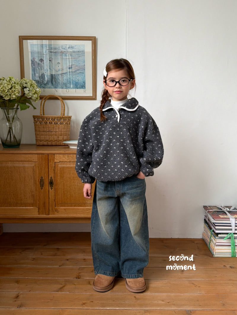 Second Moment - Korean Children Fashion - #magicofchildhood - Heart Sherpa Anorak - 7