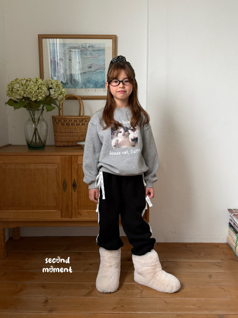 Second Moment - Korean Children Fashion - #minifashionista - Lovely Cat Sweatshirt - 10