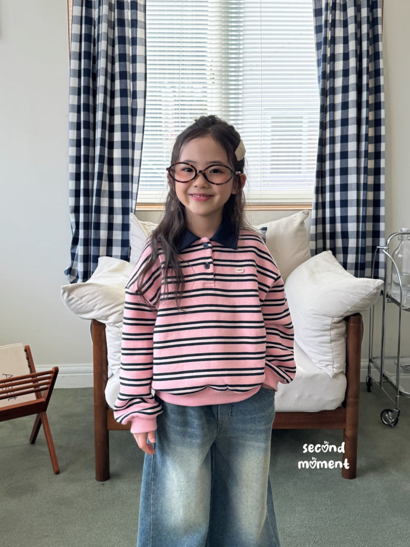 Second Moment - Korean Children Fashion - #minifashionista - Moment Collar Sweatshirt - 9