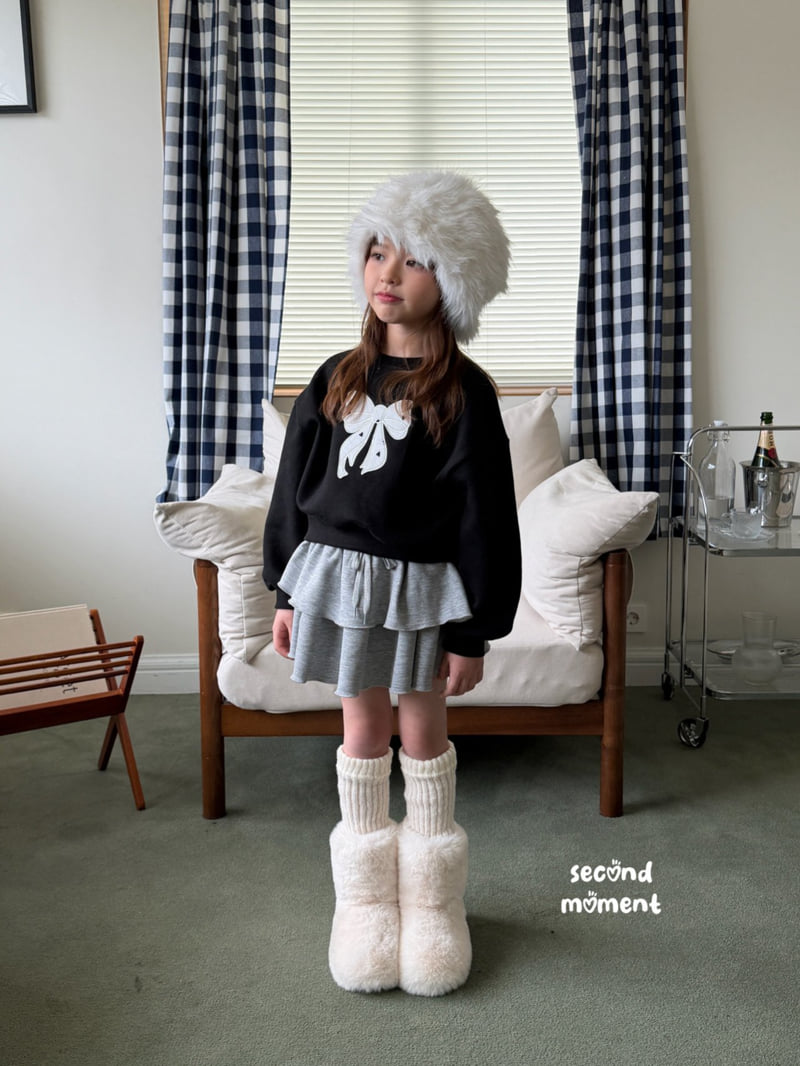 Second Moment - Korean Children Fashion - #minifashionista - Ribbon Heart Sweatshirt - 6