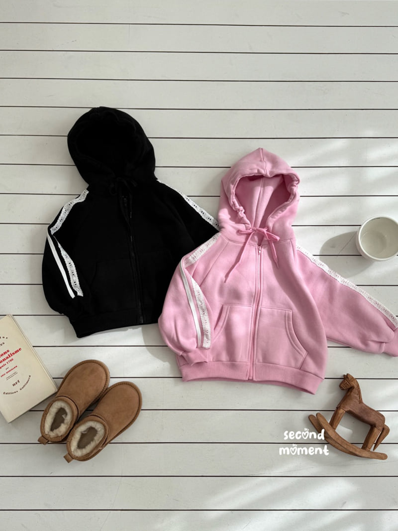 Second Moment - Korean Children Fashion - #minifashionista - Lovely Hoodie Zip-up