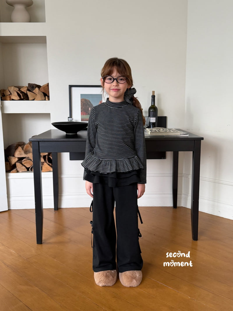 Second Moment - Korean Children Fashion - #minifashionista - Frill Line Half Turtleneck - 8