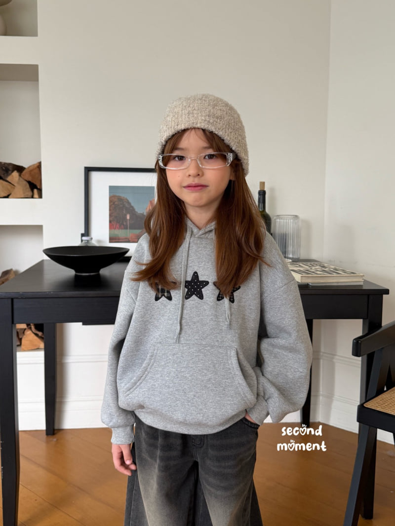 Second Moment - Korean Children Fashion - #minifashionista - Triple Star Hoodie - 7