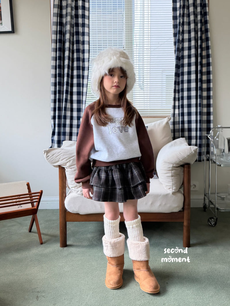 Second Moment - Korean Children Fashion - #magicofchildhood - Check Cancan Skirt - 4