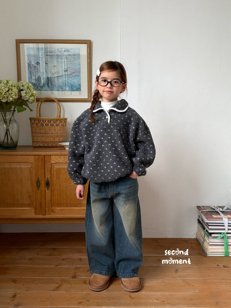 Second Moment - Korean Children Fashion - #minifashionista - Heart Sherpa Anorak - 8