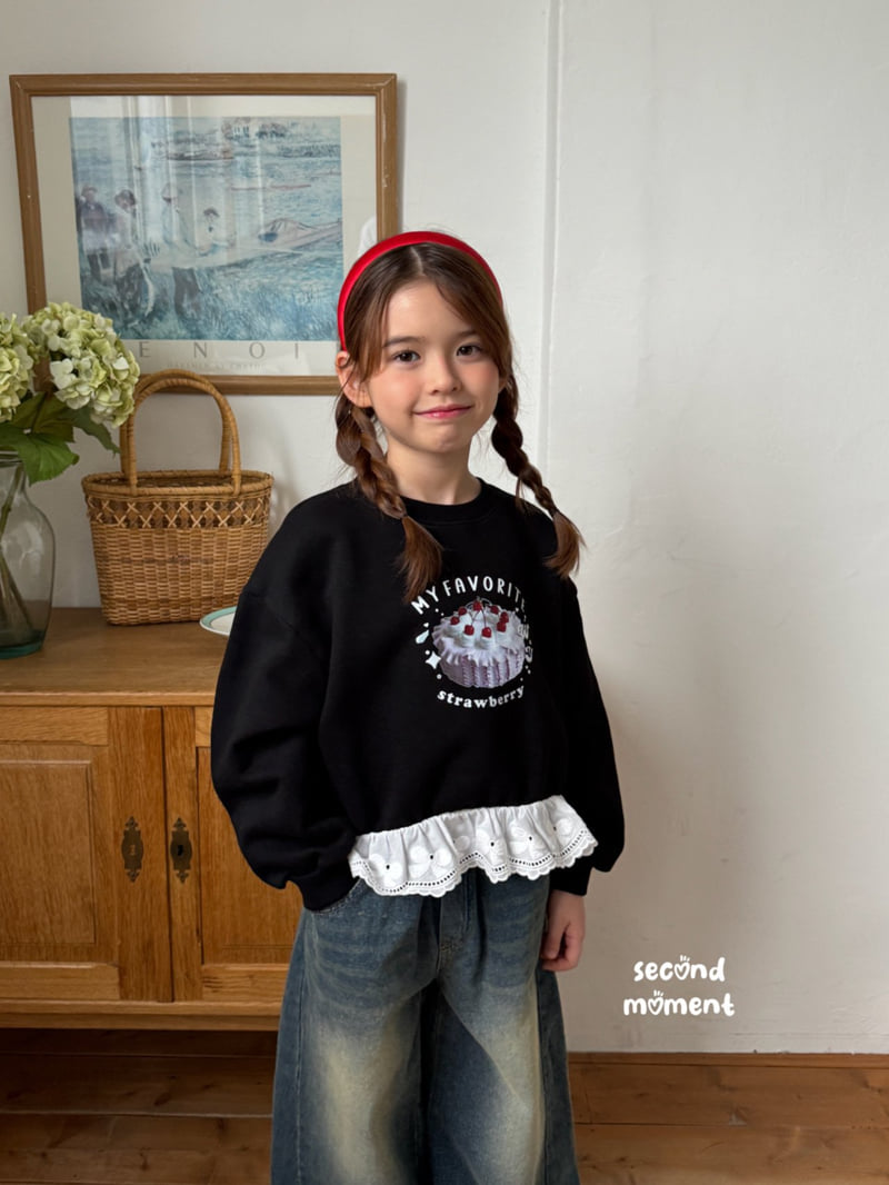 Second Moment - Korean Children Fashion - #prettylittlegirls - Cake Lace Sweatshirt - 3
