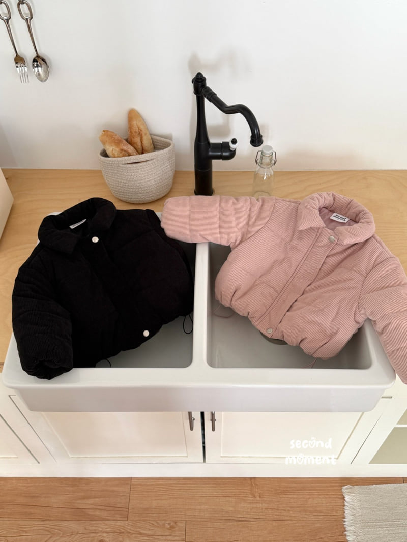 Second Moment - Korean Children Fashion - #prettylittlegirls - Corduroy Mungle Padding - 2