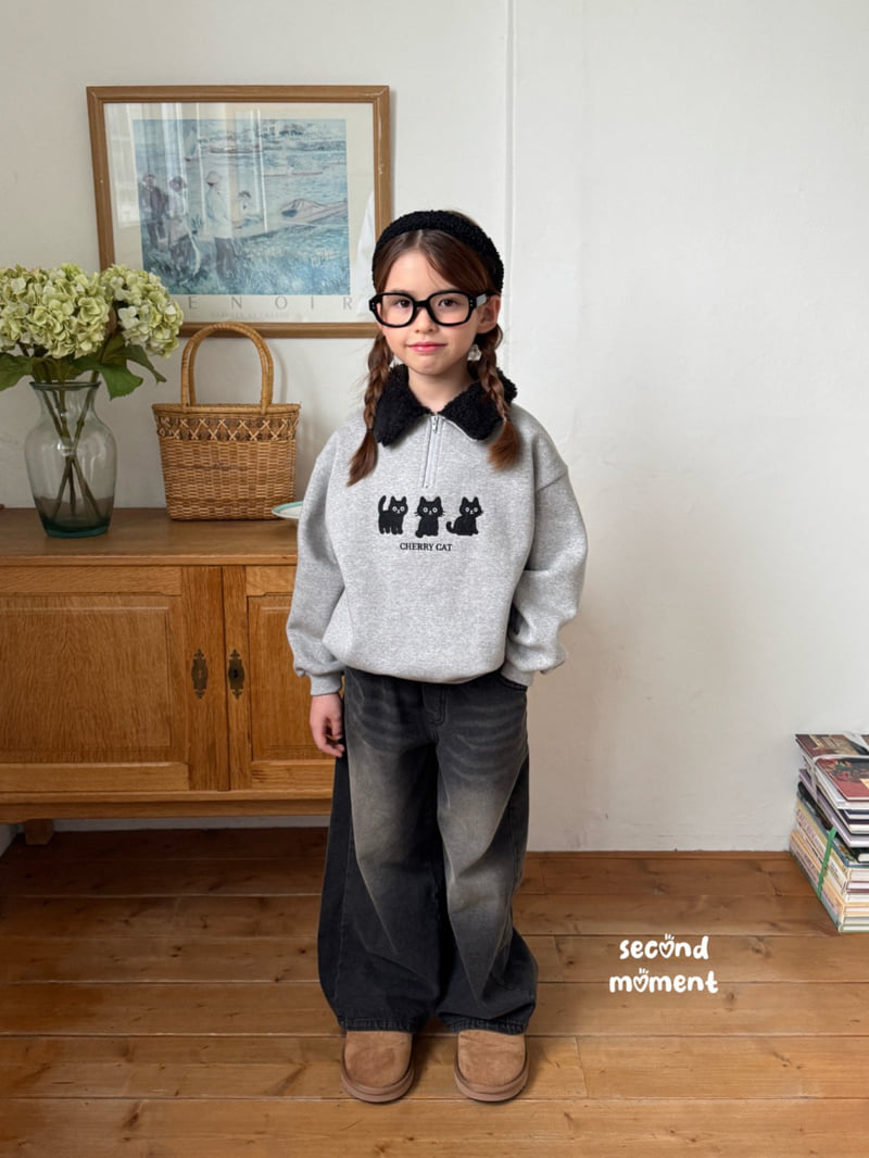 Second Moment - Korean Children Fashion - #minifashionista - Cherry Cat Fleece Anorak - 4