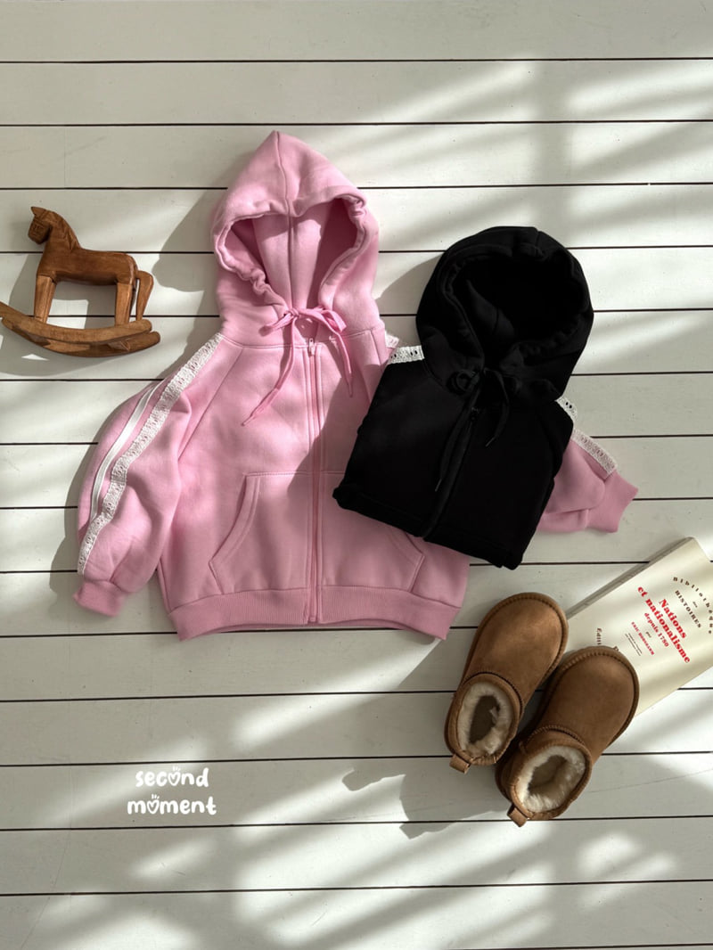 Second Moment - Korean Children Fashion - #prettylittlegirls - Lovely Hoodie Zip-up - 2