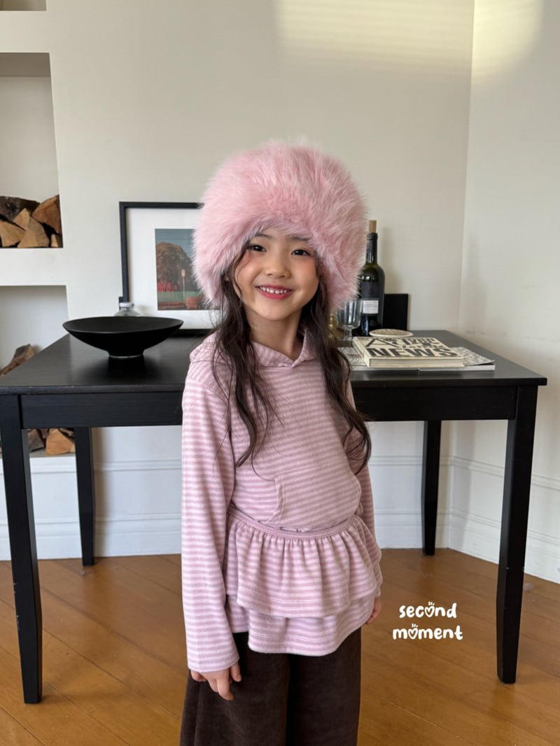 Second Moment - Korean Children Fashion - #prettylittlegirls - Frill Wrap Set Hoodie - 12
