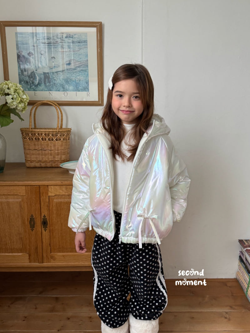 Second Moment - Korean Children Fashion - #prettylittlegirls - Aurora Ribbon Padding - 8