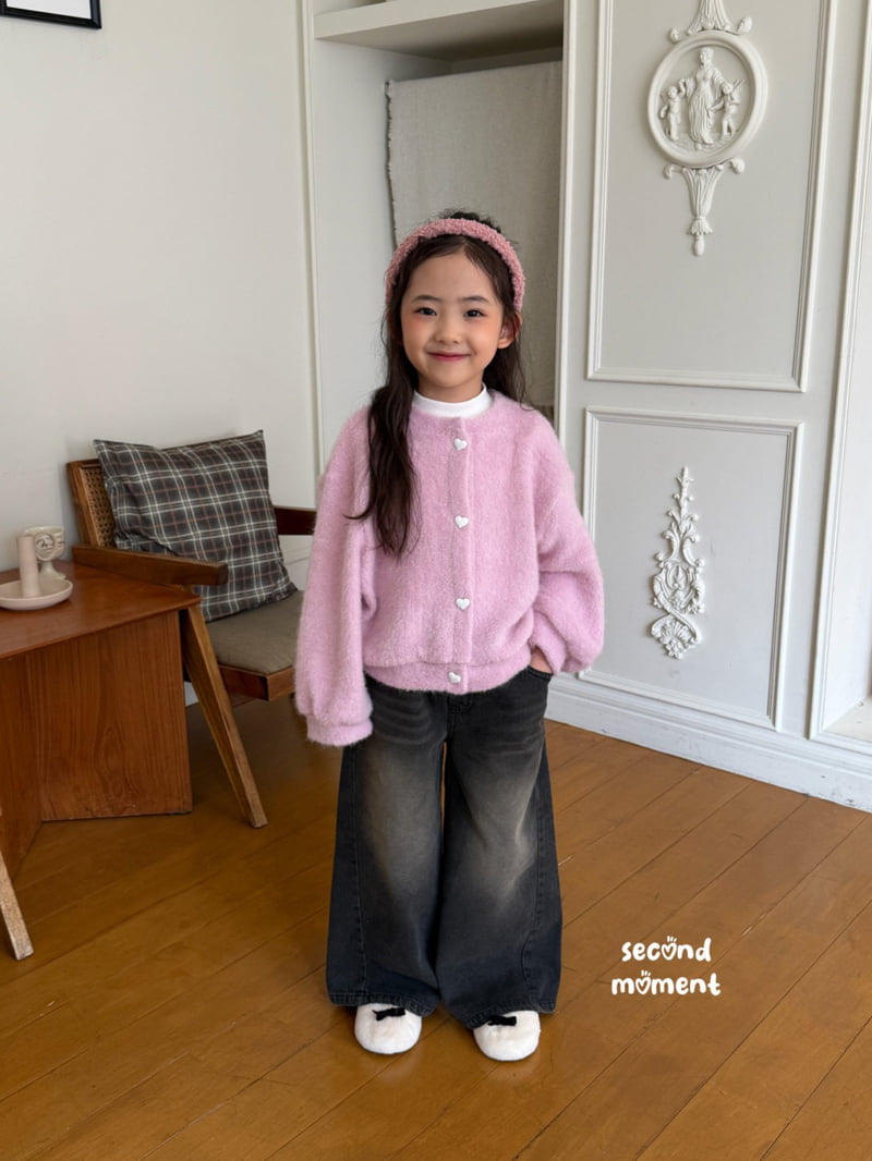 Second Moment - Korean Children Fashion - #stylishchildhood - Cotton Candy Heart Cardigan - 11