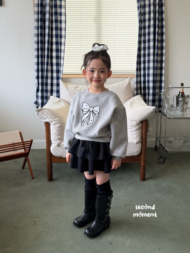 Second Moment - Korean Children Fashion - #stylishchildhood - Ribbon Heart Sweatshirt - 10