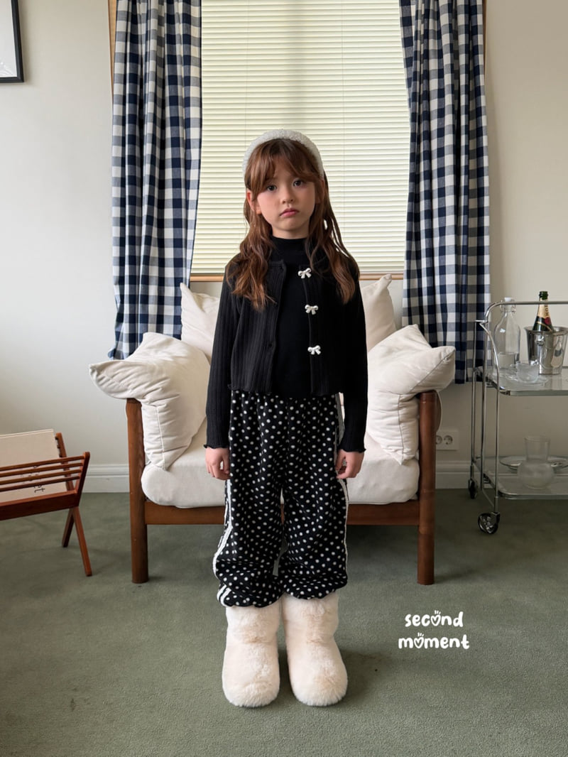 Second Moment - Korean Children Fashion - #toddlerclothing - Ribbon Rib Cardigan - 4