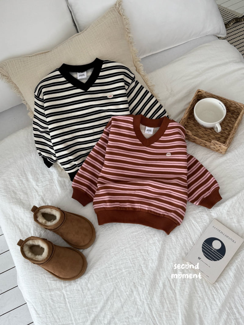Second Moment - Korean Children Fashion - #stylishchildhood - French V Sweatshirt - 2