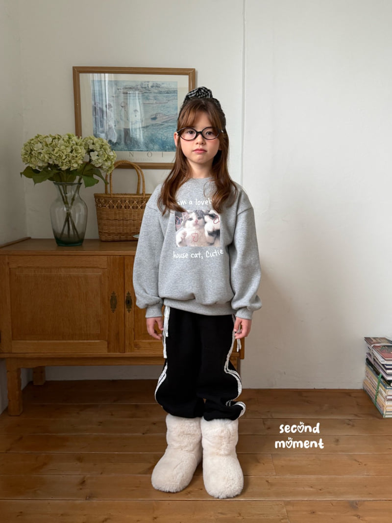 Second Moment - Korean Children Fashion - #todddlerfashion - Lovely Cat Sweatshirt - 12