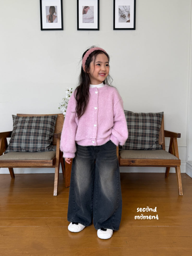 Second Moment - Korean Children Fashion - #todddlerfashion - Cotton Candy Heart Cardigan - 9