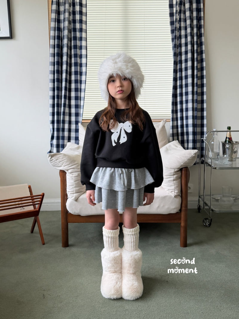 Second Moment - Korean Children Fashion - #todddlerfashion - Ribbon Heart Sweatshirt - 8