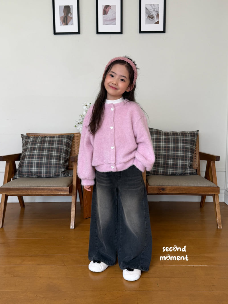 Second Moment - Korean Children Fashion - #toddlerclothing - Cotton Candy Heart Cardigan - 10