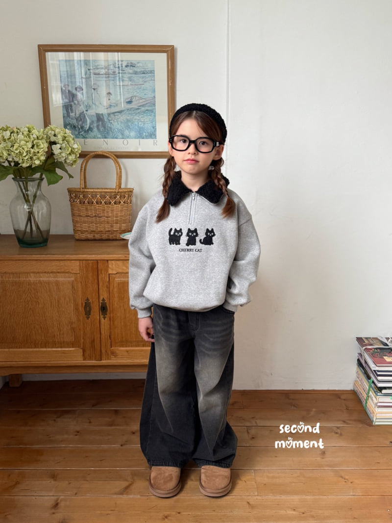 Second Moment - Korean Children Fashion - #toddlerclothing - Cherry Cat Fleece Anorak - 6
