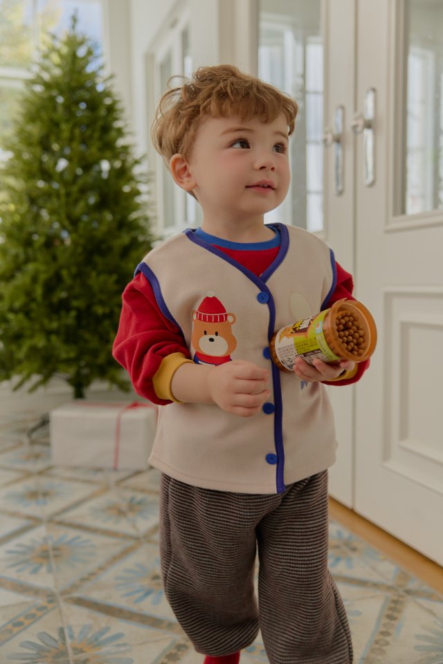 Sera - Korean Baby Fashion - #babyclothing - Bebe Couple Vest - 5