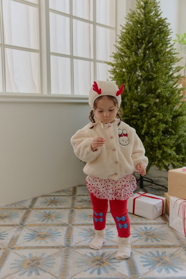 Sera - Korean Baby Fashion - #babyboutiqueclothing - Bebe Petite Ribbon Leggings - 4
