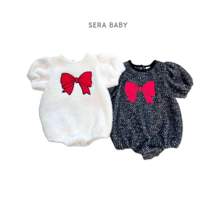 Sera - Korean Baby Fashion - #babyfashion - Bebe Ribbon Snowflake Suit - 12