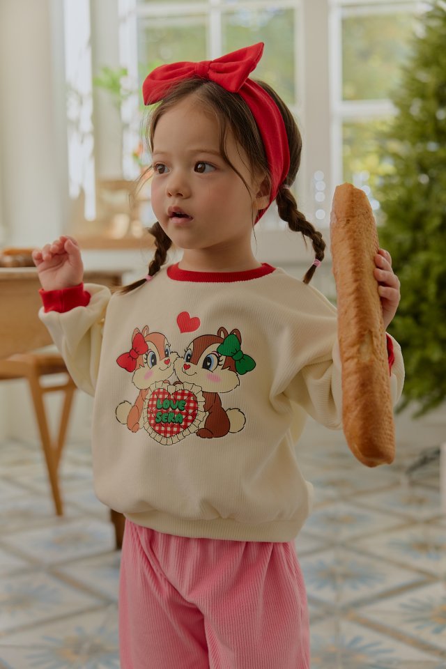 Sera - Korean Baby Fashion - #babylifestyle - Bebe Knee Heart Squirrel Set - 9