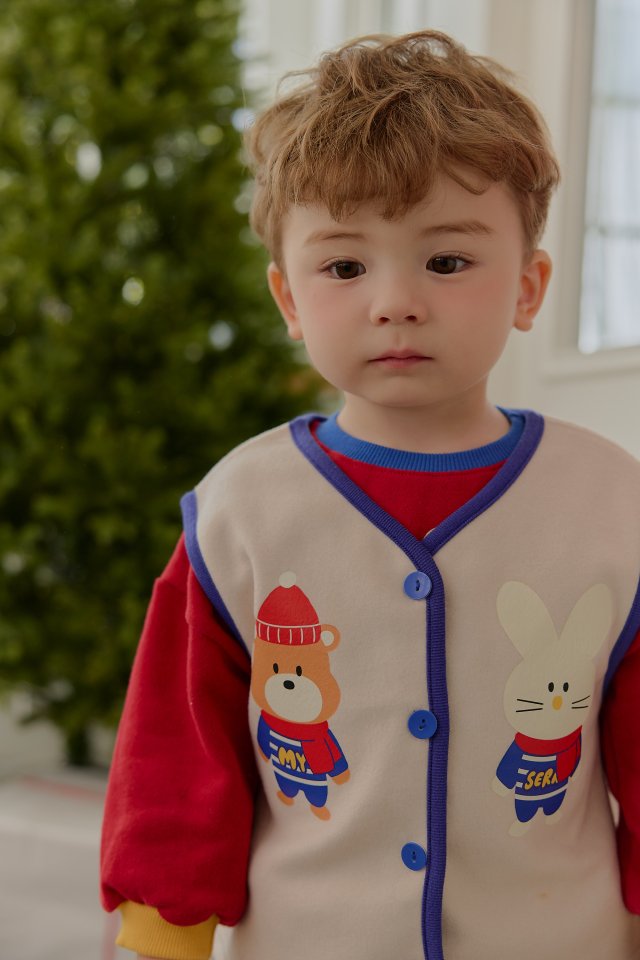 Sera - Korean Baby Fashion - #babyoninstagram - Bebe Couple Vest - 10
