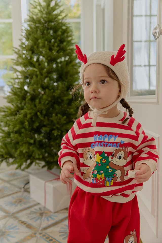 Sera - Korean Baby Fashion - #babyoninstagram - Bebe Stripe Tree Set - 5