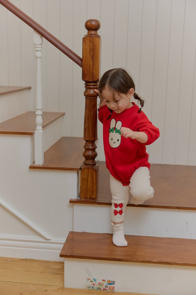 Sera - Korean Baby Fashion - #babyoutfit - Bebe Petite Ribbon Leggings - 11