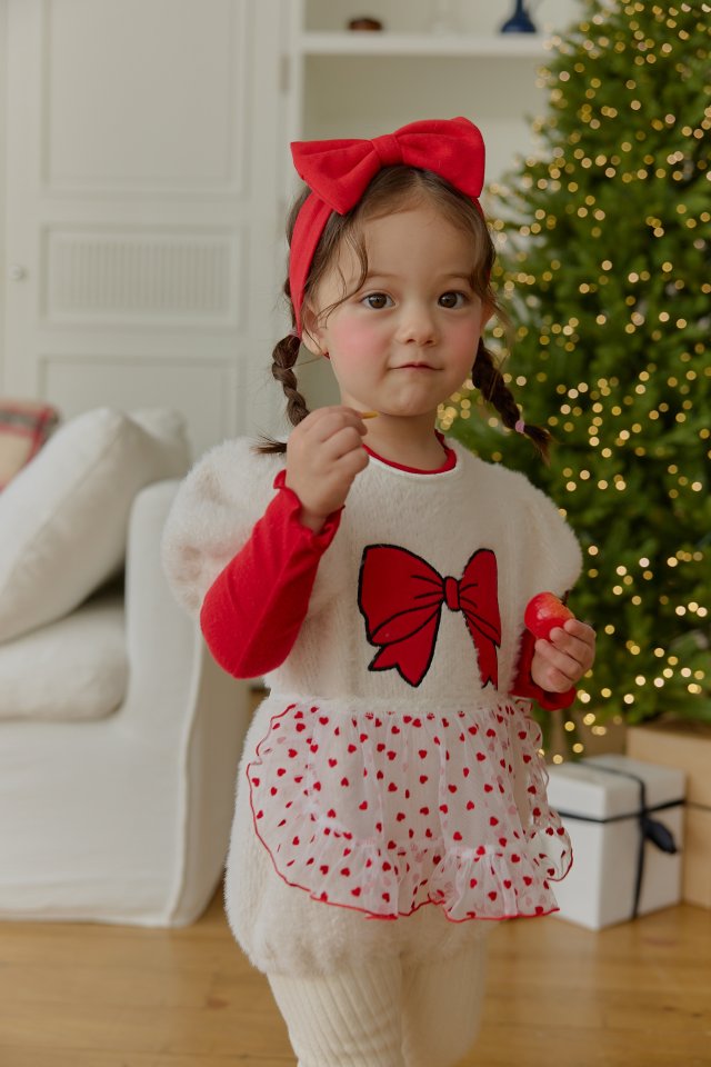 Sera - Korean Baby Fashion - #babywear - Bebe Frill Apron