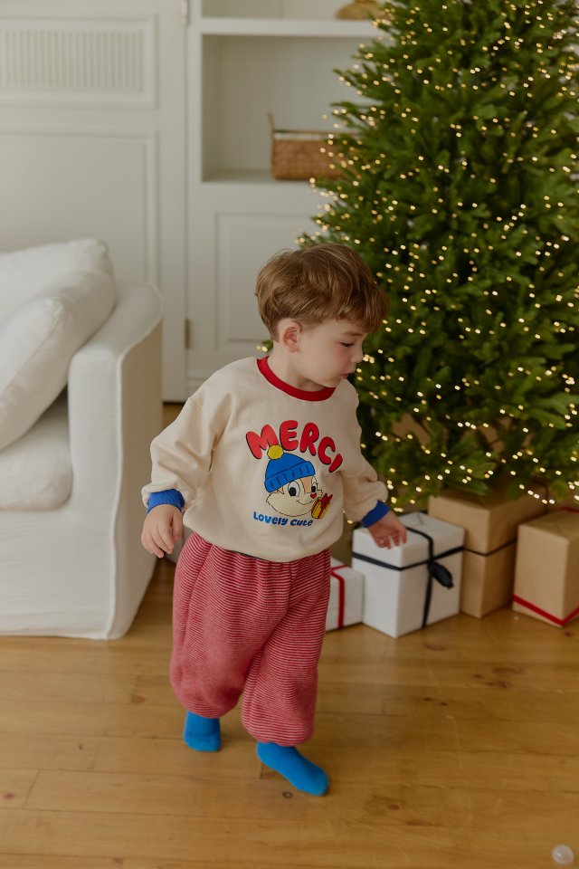 Sera - Korean Baby Fashion - #onlinebabyboutique - Bebe Merci Squirrel Set - 4
