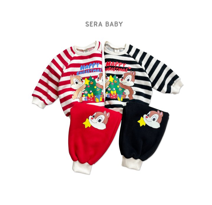 Sera - Korean Baby Fashion - #smilingbaby - Bebe Stripe Tree Set - 12