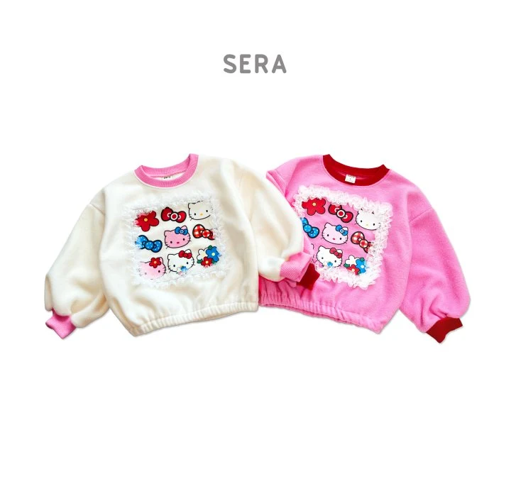 Sera - Korean Children Fashion - #Kfashion4kids - Square Lace Sweatshirt - 12