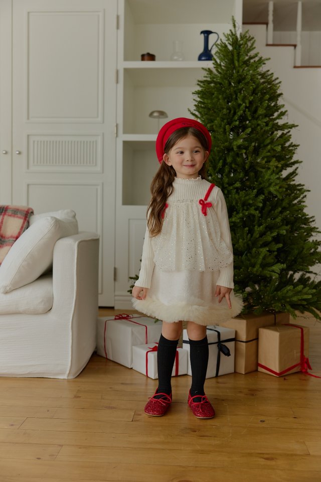 Sera - Korean Children Fashion - #Kfashion4kids - Shiny Tulle Tee - 7