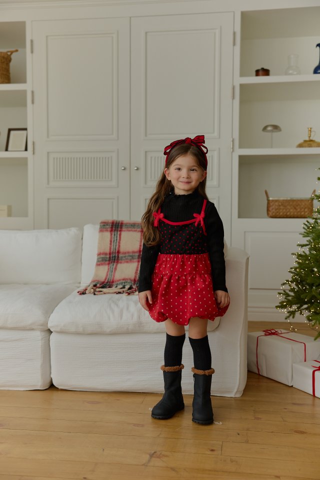 Sera - Korean Children Fashion - #childofig - Dot Balloon Skirt - 8